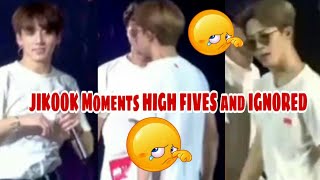 Jimin amp Jungkook  Moments High Fives and IGNORED 2018 [upl. by Service613]