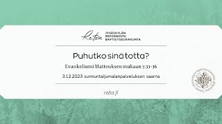 Puhutko sinä totta [upl. by Silvio]