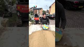 Block Paving 101  Driveway Transformation shorts [upl. by Ellenwahs]