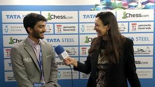 Gukesh wins three in a row and joins the leaders in the Masters  Round 7 [upl. by Ronoc]