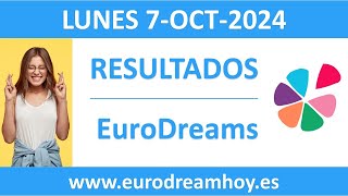 Resultado del sorteo EuroDreams del lunes 7 de octubre de 2024 [upl. by Zoubek503]