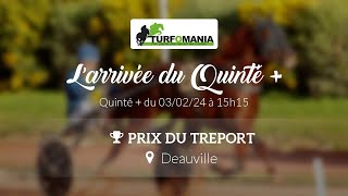 Turfomania Arrivée quinté du Samedi 03 Février 2024 [upl. by Pansir232]