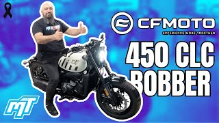 NUEVA CFMOTO 450 CLC BOBBER  Una moto CLASICA pero con TECNOLOGIA [upl. by Alvira841]