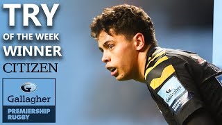 Jacob Umaga Finishes Wasps Try With A Silky Step  Citizen Try Of The Week  Round 13 WINNER [upl. by Briano414]