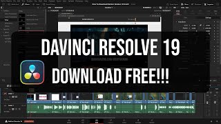 How to Download DaVinci Resolve 19 Free [upl. by Johnnie814]