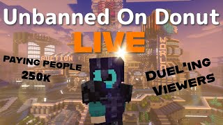 donut smp live going dirt to 5m [upl. by Obediah856]