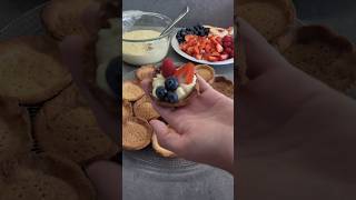 Cestini di pasta frolla con crema pasticciera e frutta food sweet thermomix [upl. by Mellins]