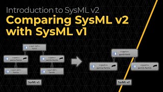 Comparing SysML v2 with SysML v1 — Lesson 4 [upl. by Enelhtak]