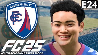 INJURED PLAYERS MAKE INCREDIBLE COMEBACK  FC 25 YOUTH ACADEMY CAREER MODE EP24  CHESTERFIELD [upl. by Nnylarej]