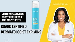 Neutrogena Hydro Boost Hyaluronic Acid Moisturizer With Sunscreen SPF 50 [upl. by Wynn291]