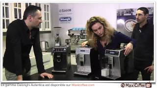 Comparatif de la gamme Delonghi Autentica  Machine à café automatique  Le Test MaxiCoffee [upl. by Ayad]