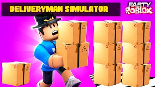 Roblox Deliveryman Simulator From zero to 550 rebirths [upl. by Brainard]