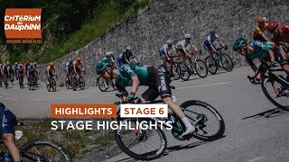 Dauphiné 2022  Stage 6  Highlights [upl. by Zach481]