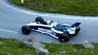 Nelson Piquet Jr drives Brabham BMW BT52  AutoMotoTV [upl. by Aimal]