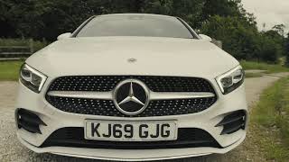 New Mercedes A180D AMG Line Saloon Auto Review [upl. by Karlotta]