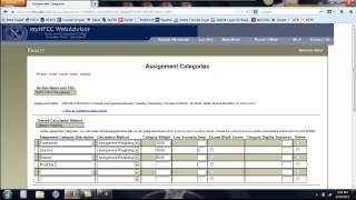 WebAdvisor Gradebook Creation [upl. by Bakerman]