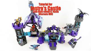 Jestros Castle Tutorial  LEGO Nexo Knights 70356 Alternate MOC [upl. by Thanasi340]