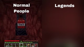 Finding Netherite  Normal People Vs Legends  LsGhoul [upl. by Eniamert574]