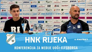 Željko Sopić i Veldin Hodža uoči Elfsborga  3 kolo UEFA Europska liga [upl. by Nilrem234]