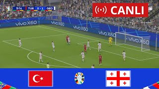 Türkiye 31 Gürcistan  UEFA Euro 2024  PES 2021 [upl. by Tammara]