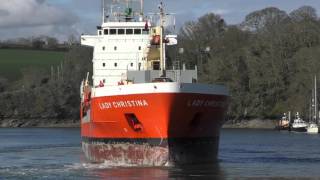 Cargo Ships quotLady Christinaquot amp quotArctica Havquot Arriving At Fowey [upl. by Acenom68]