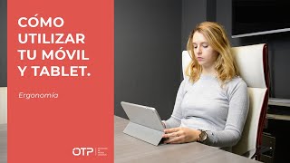 Teléfono móvil y tablet ergonomía en la oficina [upl. by Erie]