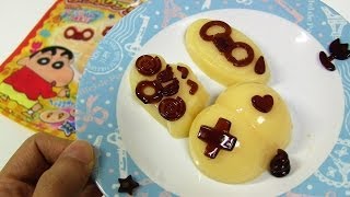 DIY Japanese Candy 060 Shinchan DIY Pudding [upl. by Auhesoj511]