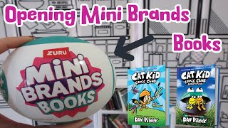 Opening Mini Brands Books  30 to Collect [upl. by Attekahs709]