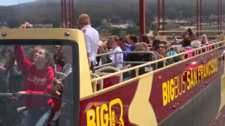 Big Bus Tours San Francisco  OpenTop Sightseeing Tour Video [upl. by Mandel]