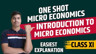 Introduction to Micro economics  ONE SHOT  Micro economics  Easiest explanation  PPC [upl. by Aneladdam]