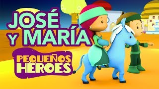 HISTORIAS DE LA BIBLIA PARA NIÑOS 📖🤱🏻  JOSE Y MARIA  PEQUEÑOS HEROES [upl. by Ikkin32]