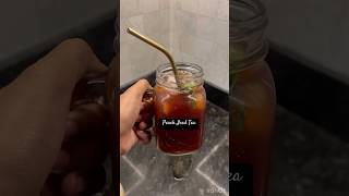 Homemade Peach Iced Tea peach icedrink tea fruit homemade refreshmentdrink foodie cool [upl. by Assenahs900]