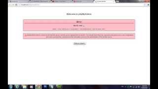 Error 1045 in phpMyAdmin [upl. by Ardnot]