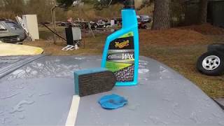 Meguiars hybrid ceramic wax how to get the best results clay barr first [upl. by Aneertak]