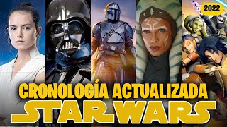 Cronología CORRECTA y ACTUALIZADA de STAR WARS 2023 ✅  ¿Cómo ver en ORDEN las SERIES y PELÍCULAS🔥 [upl. by Adlez]