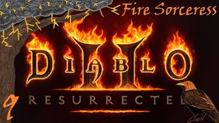 StormcrowOne  771  Diablo II  HARDCORE Fire Sorceress 9  Normal [upl. by Ahsemik]