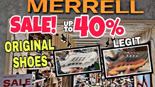 ORIGINAL MERRELL SHOES SALE up to 40 off may mga STEAL PRICE LEGIT merrell Greenhills [upl. by Andra889]