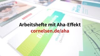 Cornelsen Arbeitshefte Für den AhaEffekt bei Lernenden [upl. by Shields]