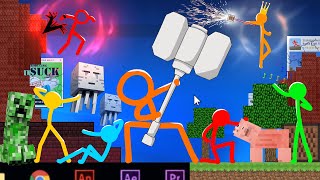 ACTUAL SHORTS  Animation Vs Minecraft Compilation  AvG Reacts [upl. by Ronacin828]