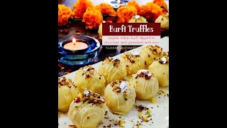 Burfi Truffles I Fusion Diwali Sweet [upl. by Ameyn]