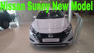 Nissan Sunny 2024 Interior  Nissan Sunny Car Review With Price In Doha Qatar [upl. by Elocen]