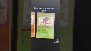 Retour de brocante pour 1€50 marcustcg pokemon booster shorts pokemoncards tcg cartepokemon [upl. by Peers791]