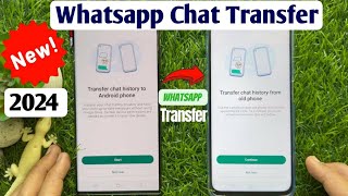 Transfer WhatsApp Messages From old Android to New Android Phone  Transfer WhatsApp Chats [upl. by Nnyl758]