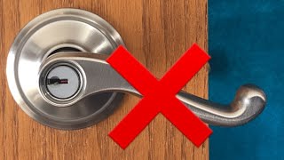 Install a new Schlage lever handle the right way [upl. by Brechtel]