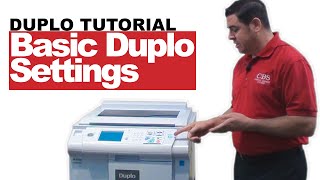 DUPLO DPF510  Basic Duplo Settings  DUPLO TRAINING Video 1 1 [upl. by Ennelram]