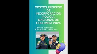 COSTOS INCORPORACION POLICIA DE COLOMBIA 2024 DECRETO 2225 PASO A PASO EXPLICACION VALORACIONES [upl. by Virge592]