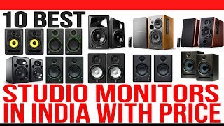 Top 10 Best Studio Monitors in India with Price  Best Budget Studio Monitors [upl. by Essinger76]