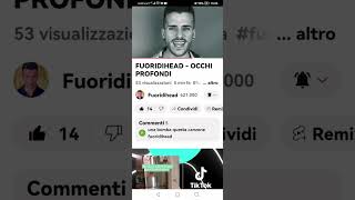 fuoridihead  occhi profondi nuova canzone di oggi [upl. by Aniuqaoj]