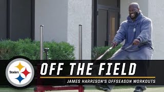 James Harrisons Intense Offseason Workouts  Pittsburgh Steelers [upl. by Ojadnama547]