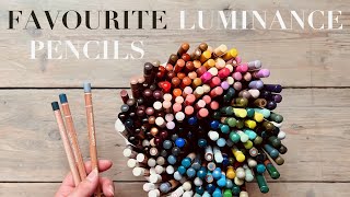 My Top 30 Caran dAche Luminance Coloured Pencils for a Landscape amp Nature Palette [upl. by Becka]